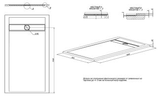 Душевой поддон Allen Brau Infinity 8.21007-AM Антрацит 160x90